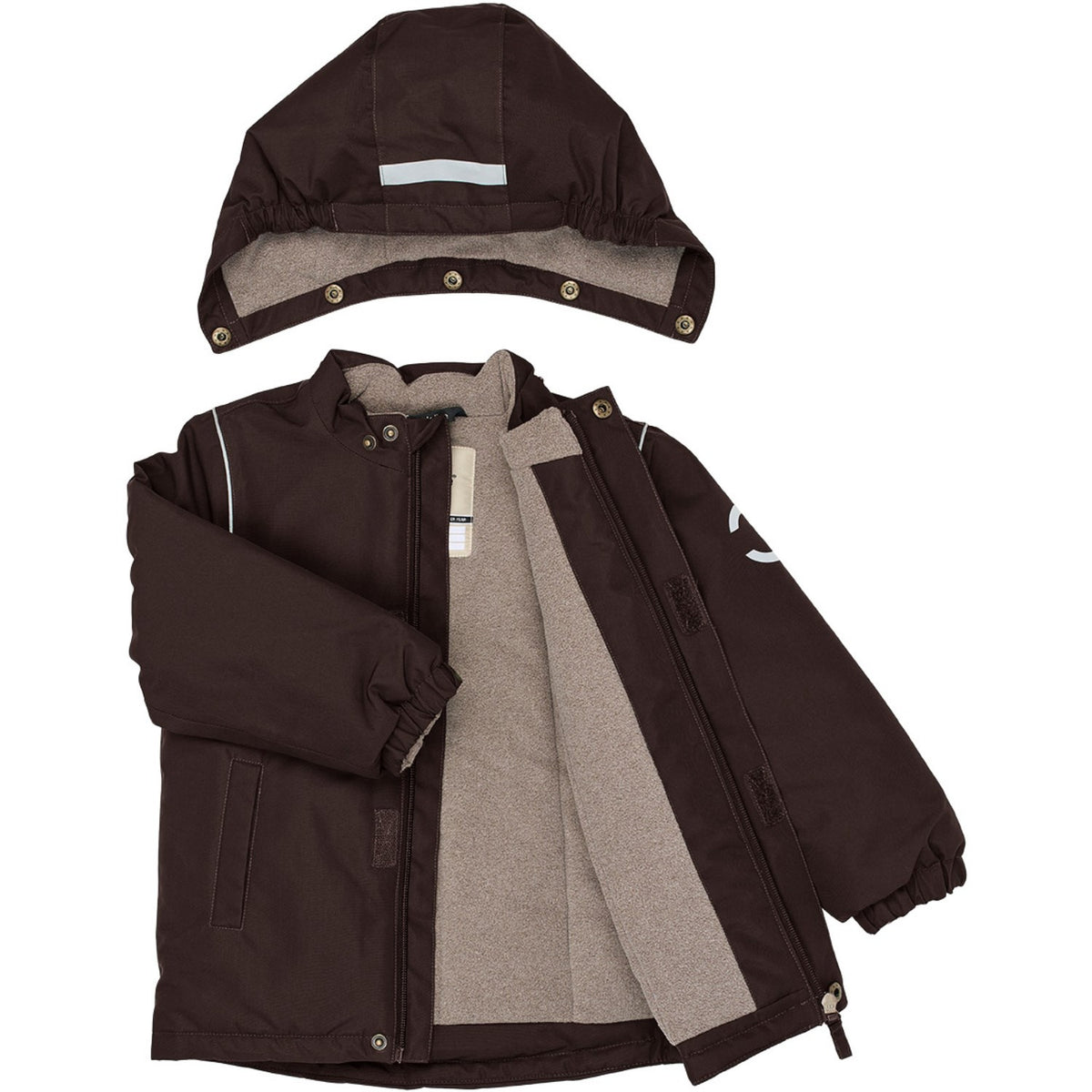 Mikk-Line Coffee Bean Winter Jacka Solid Brown