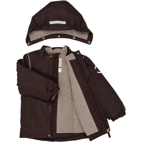 Mikk-Line Coffee Bean Winter Jacka Solid Brown
