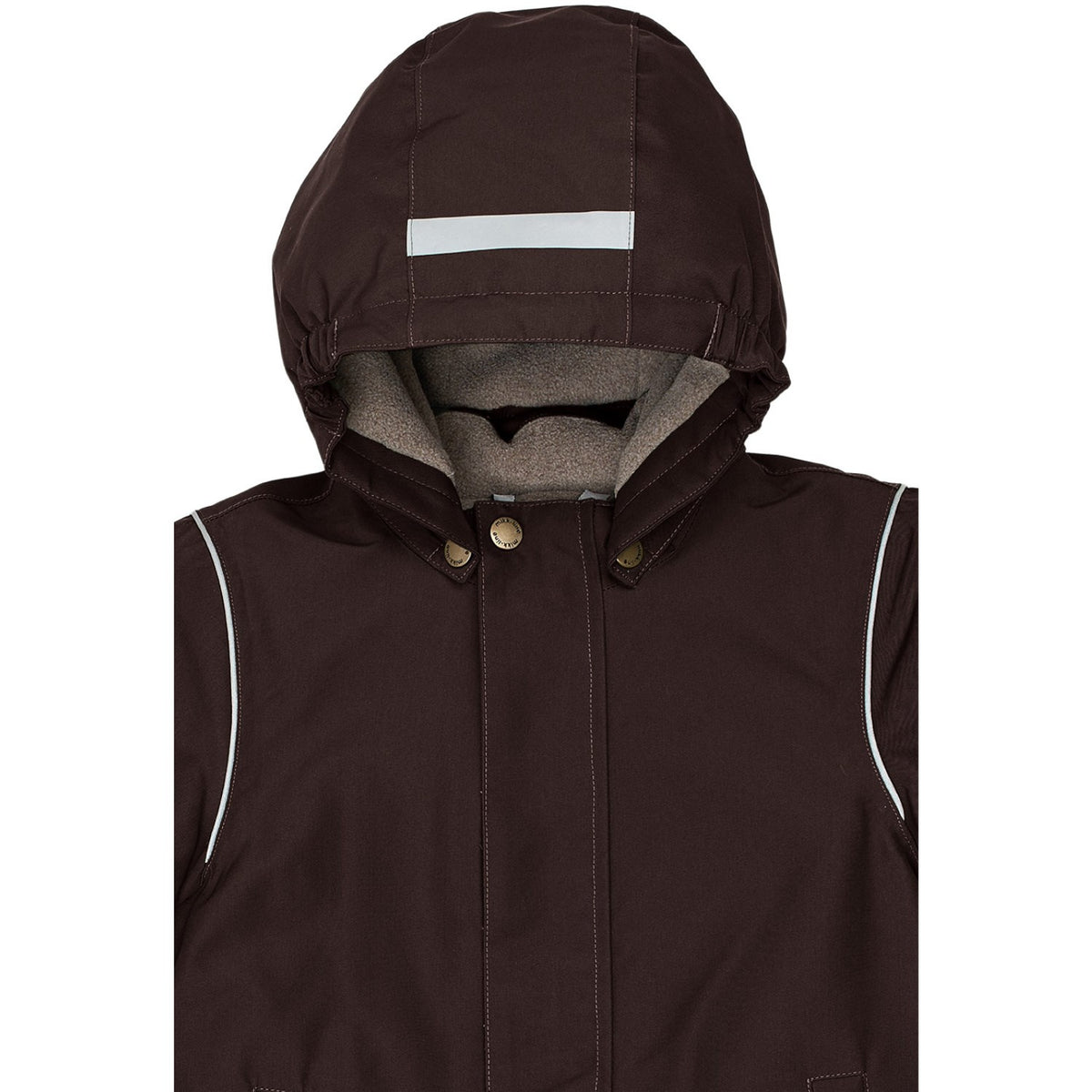 Mikk-Line Coffee Bean Winter Jacka Solid Brown