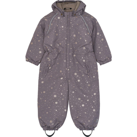 Mikk-Line Snowflake AOP Polyester Junior Dräkt - Glitter
