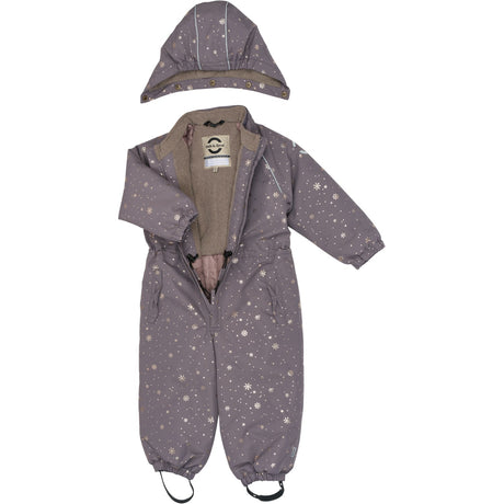 Mikk-Line Snowflake AOP Polyester Junior Dräkt - Glitter