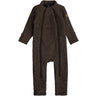 Mikk-Line Dark Brown Melange Ull Kostym