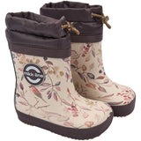 Mikk-Line Berries & Birds AOP Gummistövlar Winter AOP - Barefoot