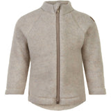 Mikk-Line Melange Offwhite Ull Baby Jacka