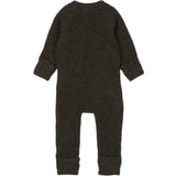 Mikk-Line Dark Brown Melange Ull Kostym