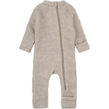 Mikk-Line Ull Onesies Melange Offwhite