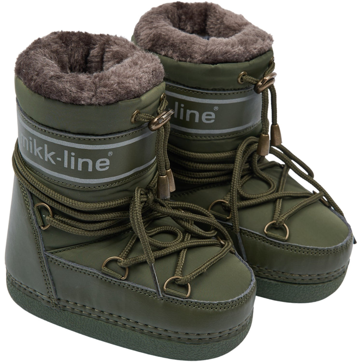 Mikk-Line Dusty Olive Snow Stövlar