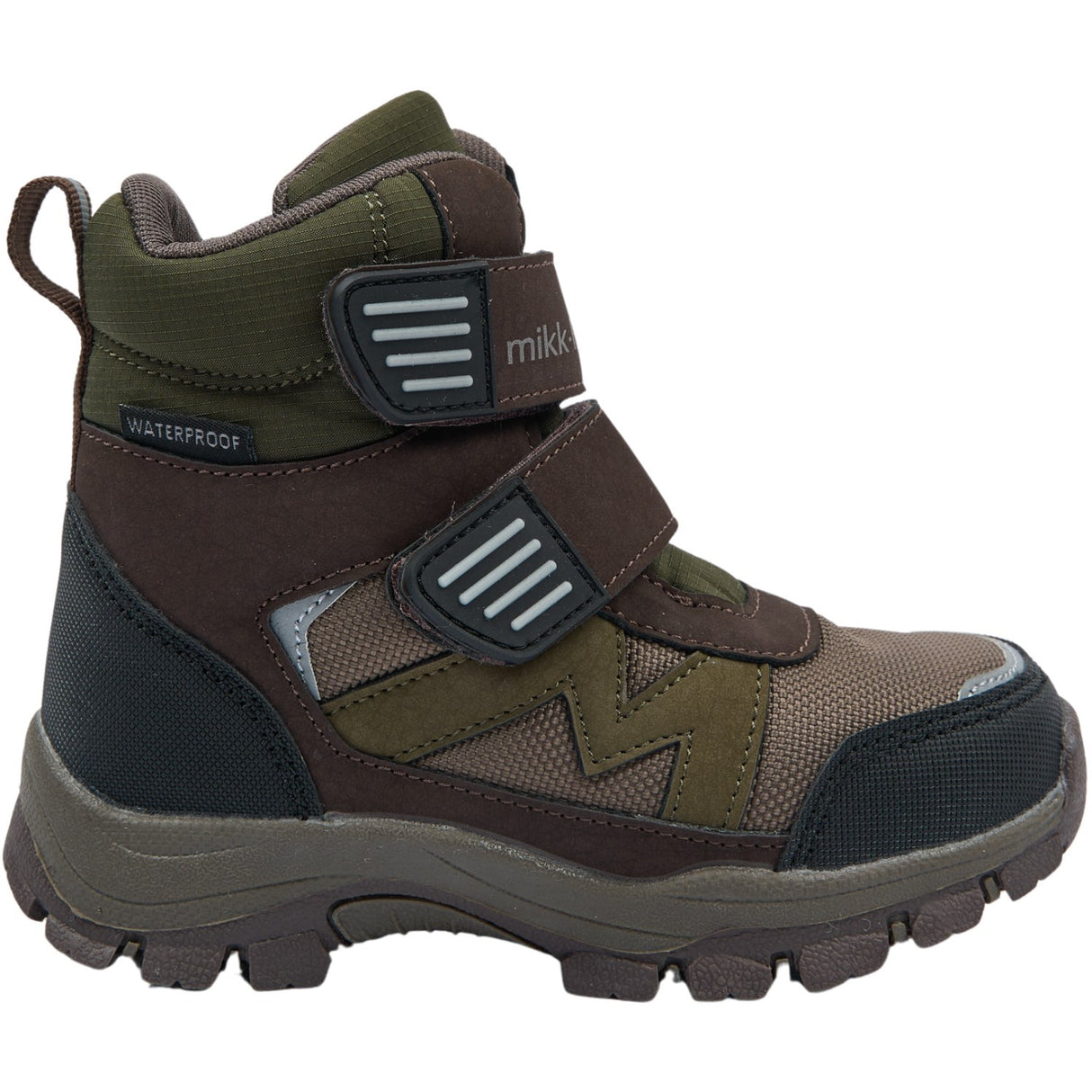 Mikk-Line Kombu Green Winter Stövlar Tex Kardborreband