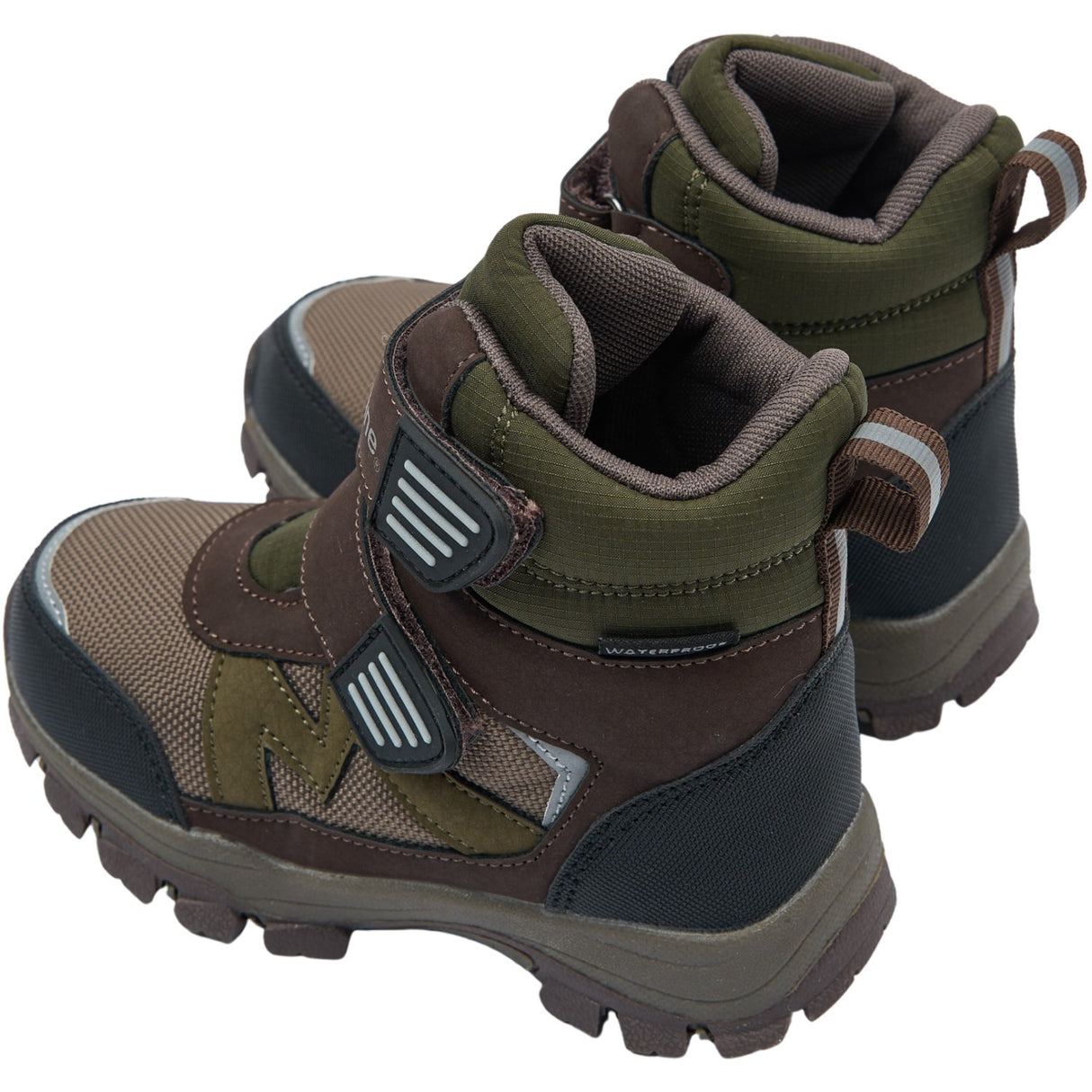 Mikk-Line Kombu Green Winter Stövlar Tex Kardborreband