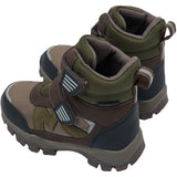 Mikk-Line Kombu Green Winter Stövlar Tex Kardborreband
