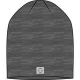 Mikk-Line Dark Grey Melange Bomull Mössa - Solid