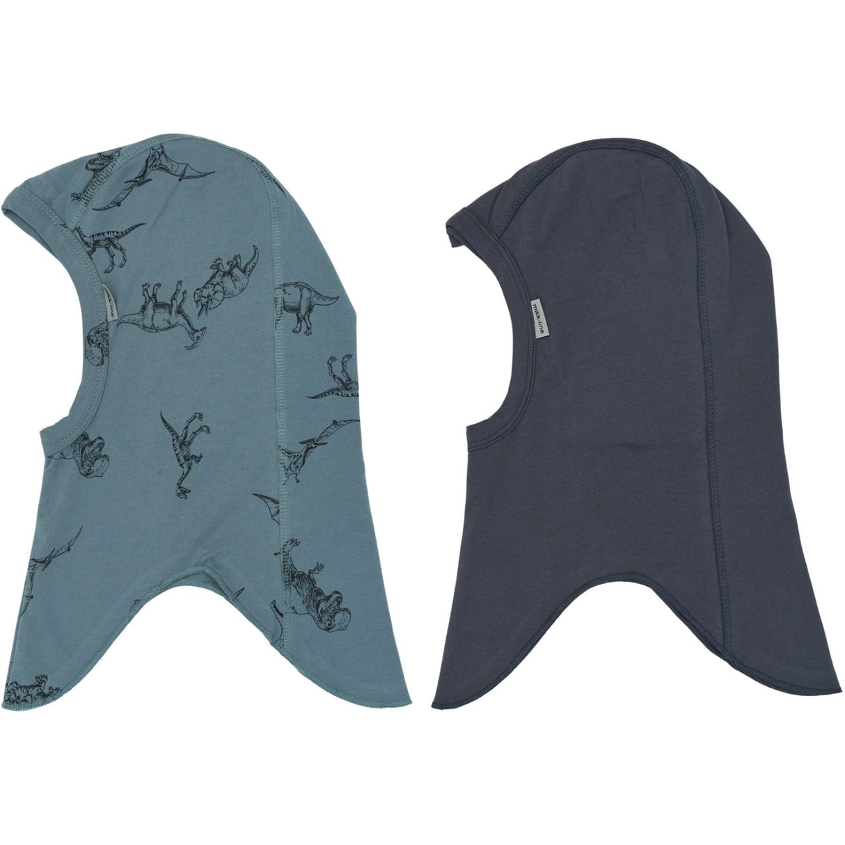 Mikk-Line Dino Stroke AOP 2-Pack Bomull Fullface - Dubbel