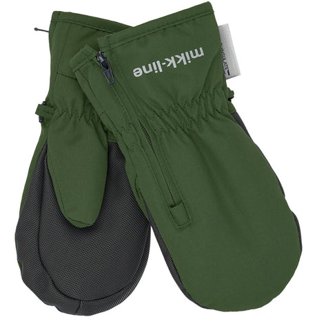 Mikk-Line Kombu Green Polyester Vantar Med Zip
