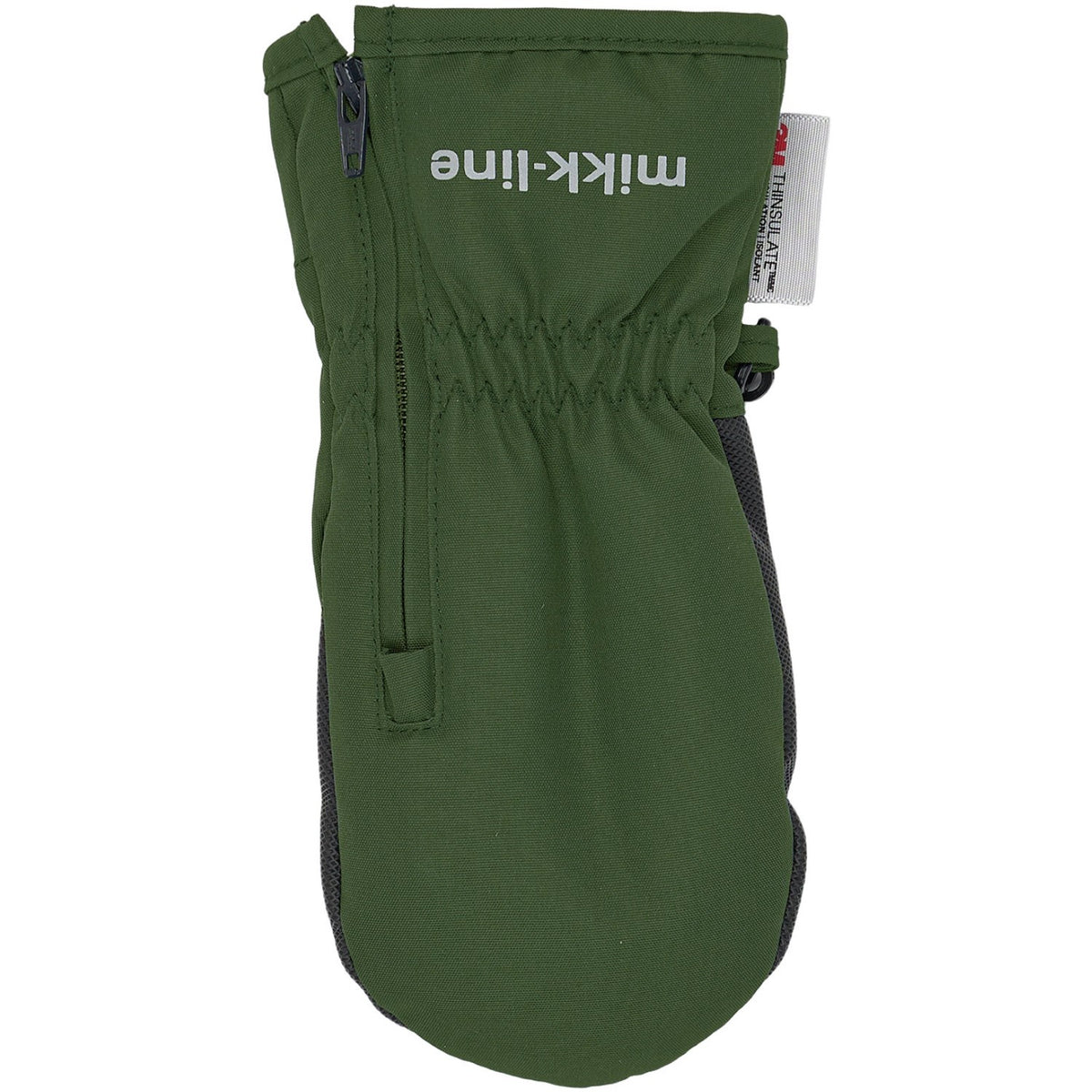 Mikk-Line Kombu Green Polyester Vantar Med Zip