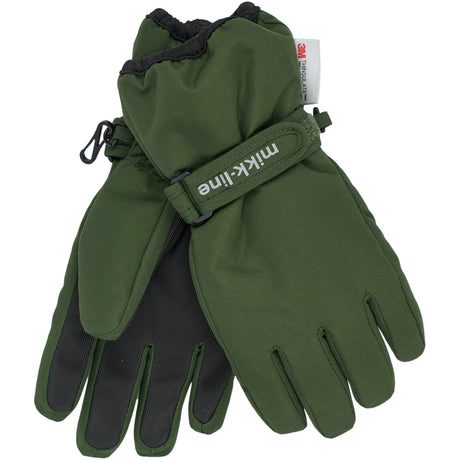 Mikk-Line Kombu Green Polyester Handskar