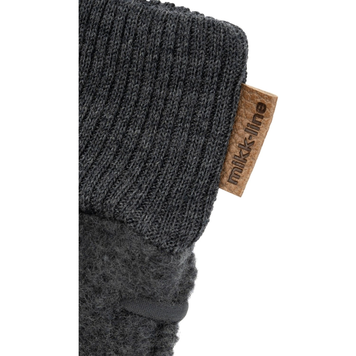 Mikk-Line Ull Vantar Anthracite Melange