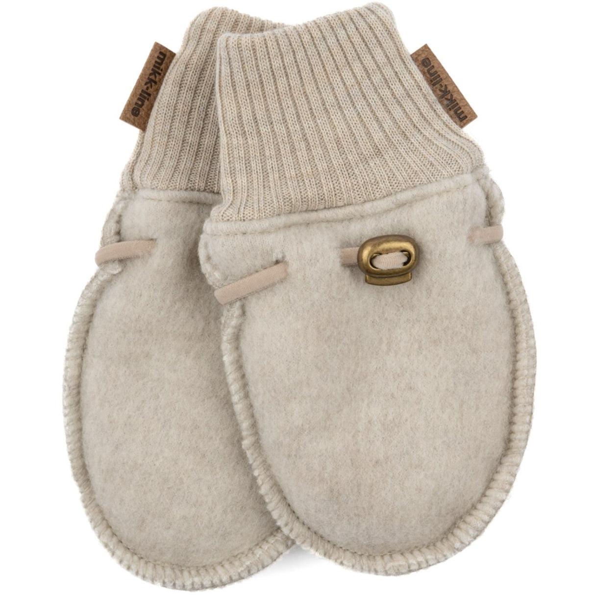 Mikk-Line Ull Vantar Melange Offwhite