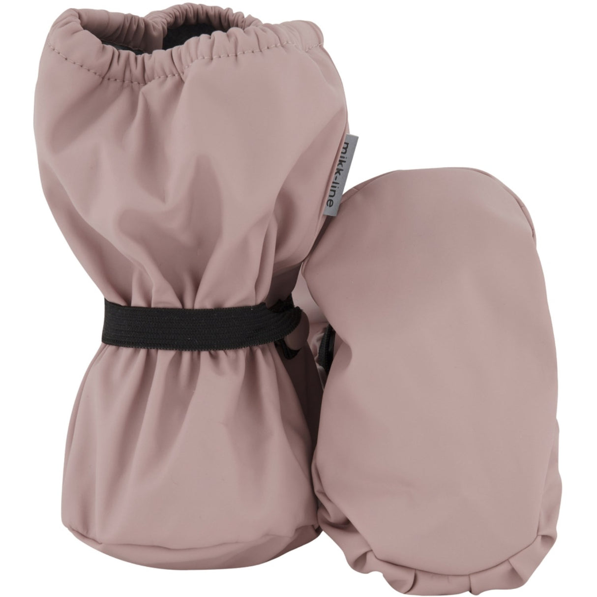 Mikk-Line Rain Footies m. Fleece Adobe Rose