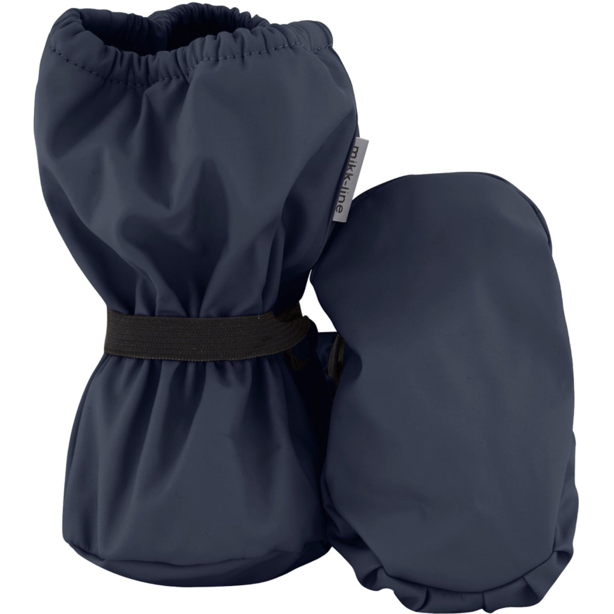 Mikk-Line Rain Footies m. Fleece Blue Nights