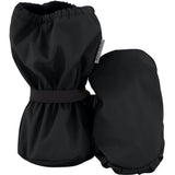 Mikk-Line Rain Footies m. Fleece Black