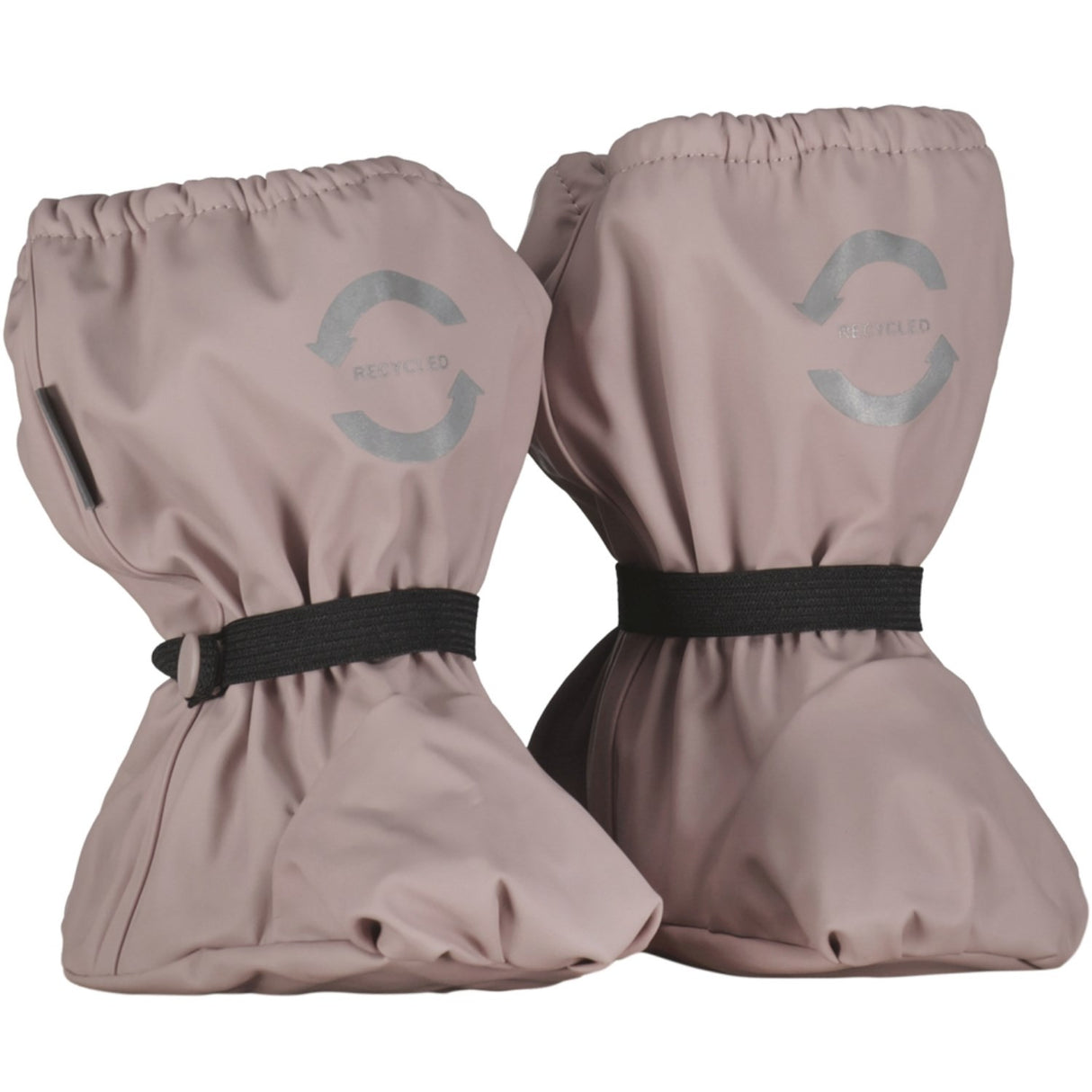 Mikk-Line Rain Footies m. Fleece Adobe Rose