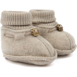 Mikk-Line Melange Offwhite ulltossor