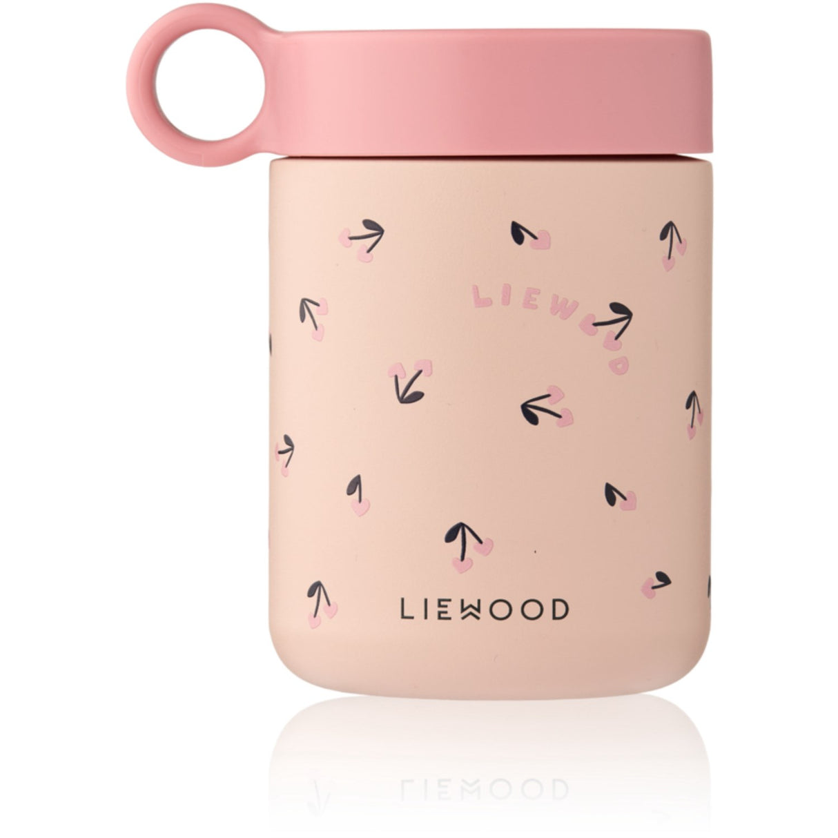 LIEWOOD Mini Cherry Heart / Rosey Kiani Printed Food Jar
