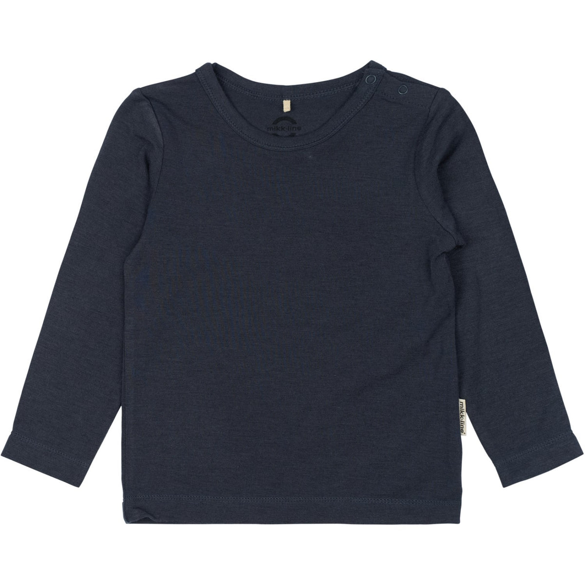 Mikk-Line Blue Nights Wool/Bamboo Ls Topp