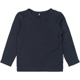 Mikk-Line Blue Nights Wool/Bamboo Ls Topp