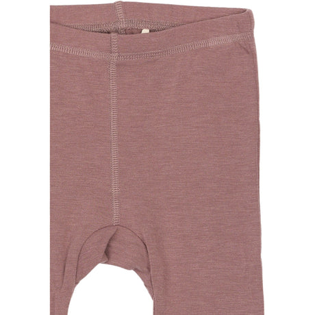 Mikk-Line Twilight Mauve Wool/Bamboo Legging