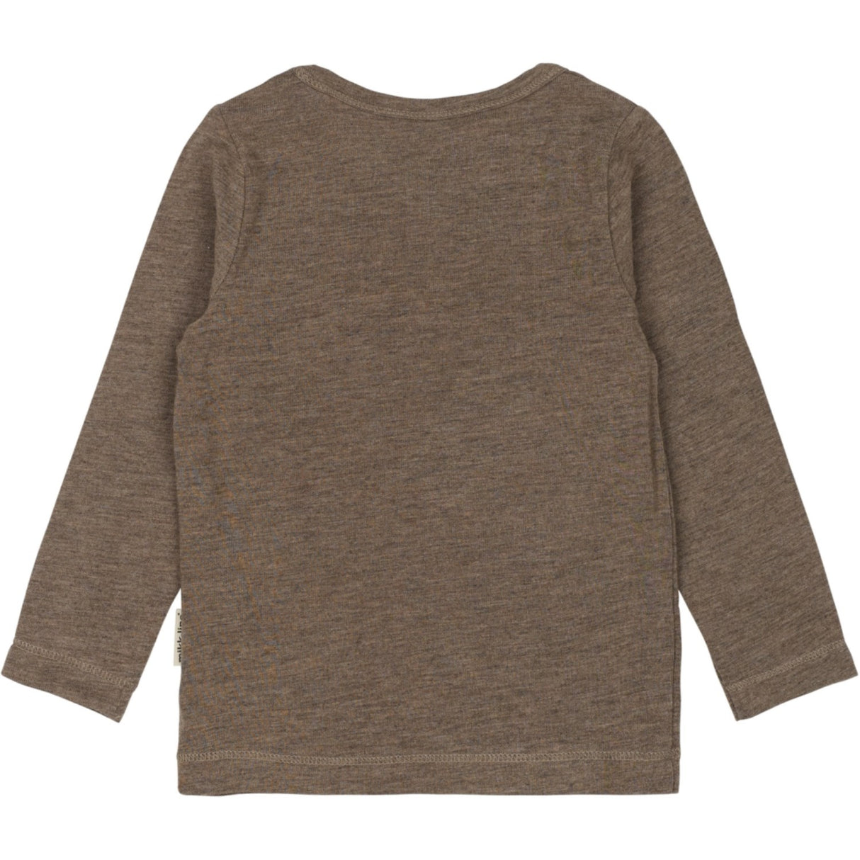 Mikk-Line Melange Denver Wool/Bamboo Ls Topp