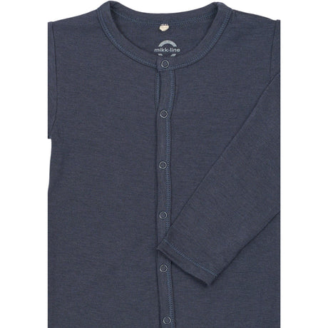 Mikk-Line Blue Nights Wool/Bamboo Ls Dräkt