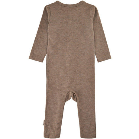 Mikk-Line Melange Denver Wool/Bamboo Ls Dräkt