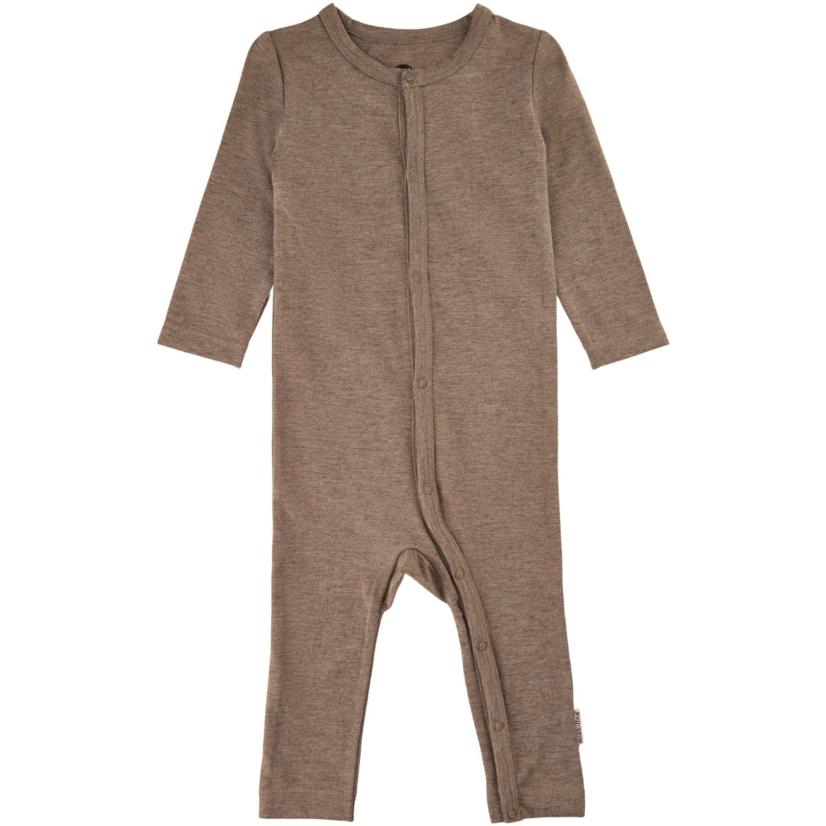 Mikk-Line Melange Denver Wool/Bamboo Ls Dräkt