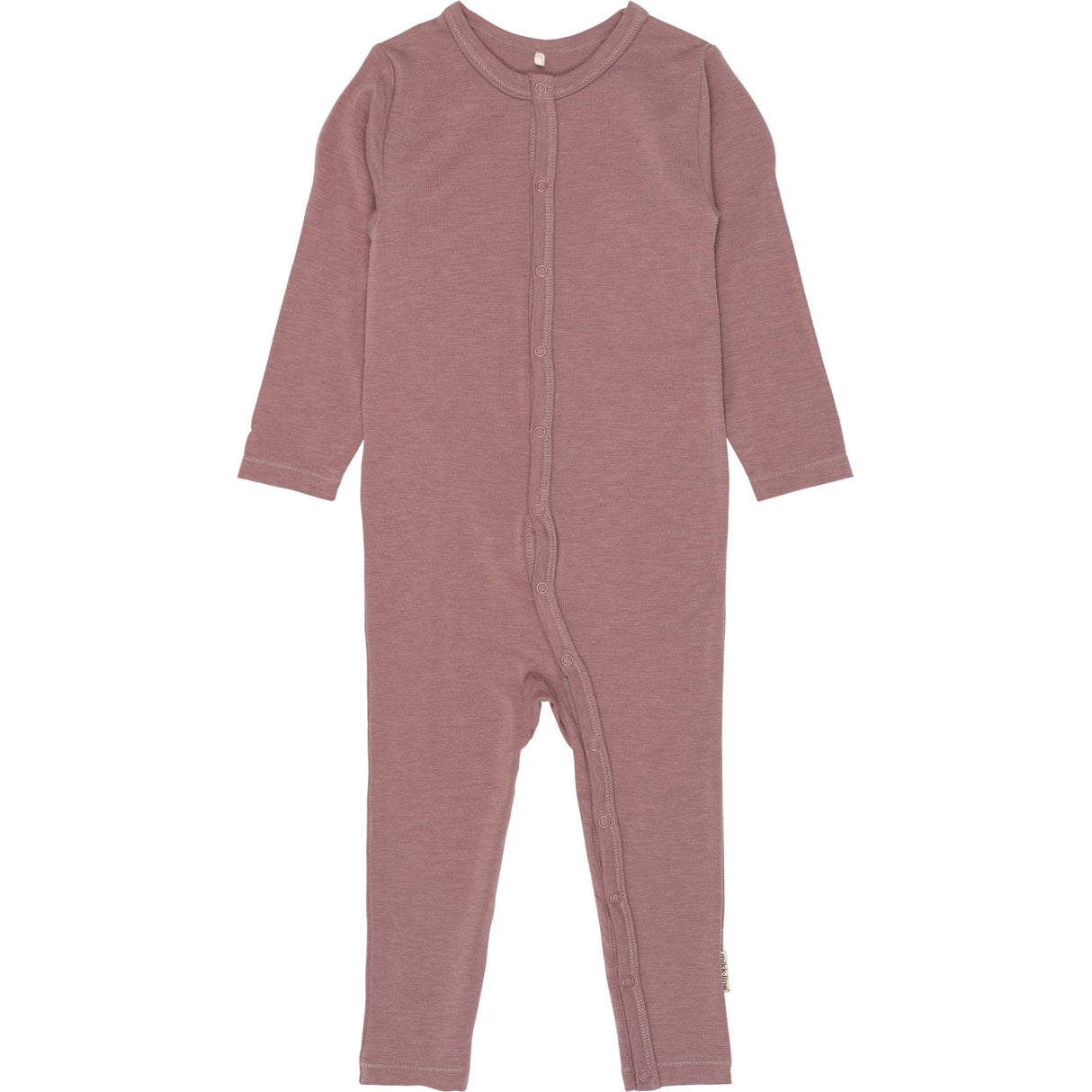 Mikk-Line Twilight Mauve Wool/Bamboo Ls Dräkt