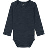 Mikk-Line Melange Blue Nights Merino Ull Ls Body