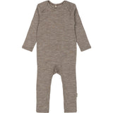 Mikk-Line Melange Denver Merino Ull Ls Dräkt