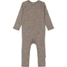 Mikk-Line Melange Denver Merino Ull Ls Dräkt
