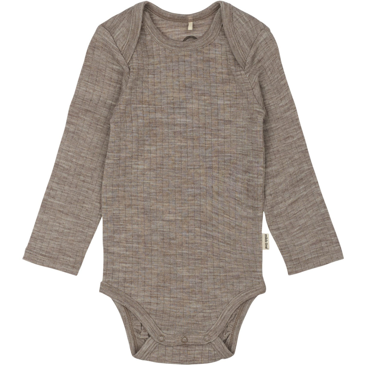 Mikk-Line Melange Denver Merino Ull Ls Body