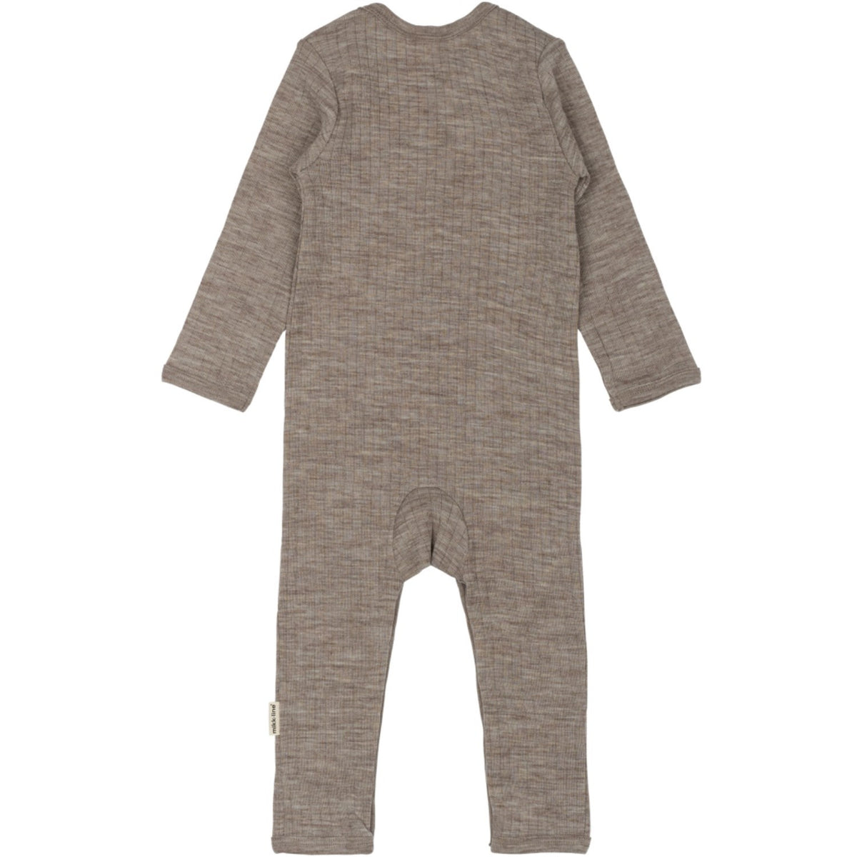 Mikk-Line Melange Denver Merino Ull Ls Dräkt