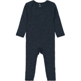Mikk-Line Melange Blue Nights Merino Ull Ls Dräkt