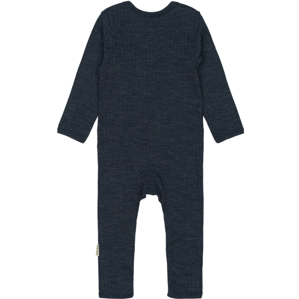 Mikk-Line Melange Blue Nights Merino Ull Ls Dräkt