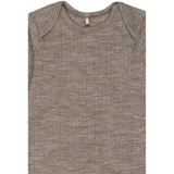Mikk-Line Melange Denver Merino Ull Ls Dräkt