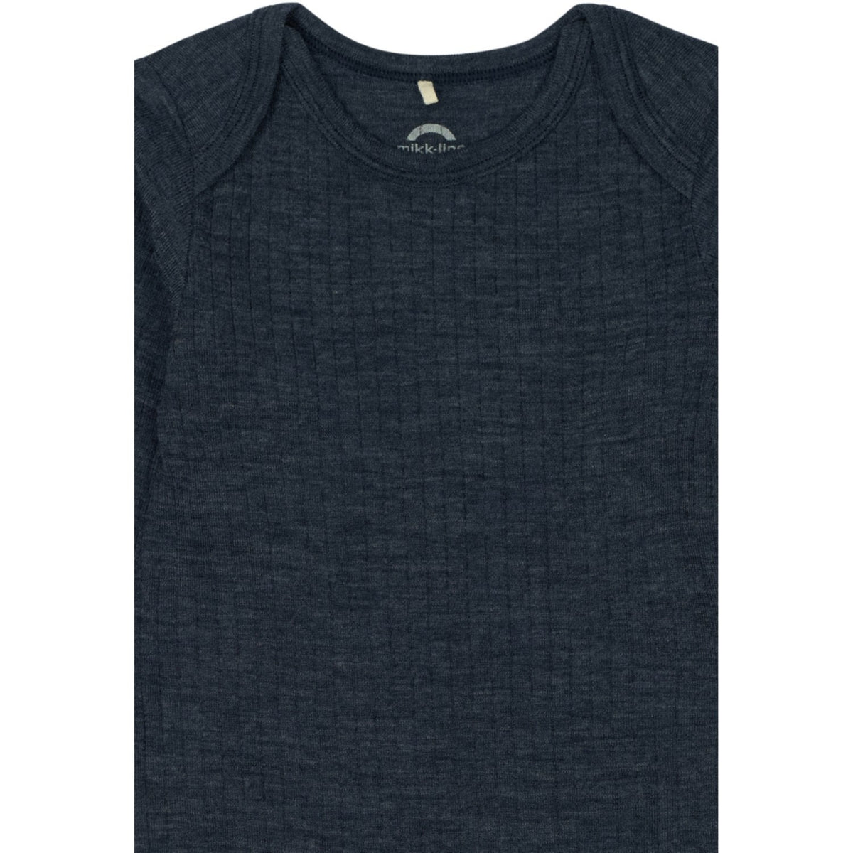 Mikk-Line Melange Blue Nights Merino Ull Ls Dräkt