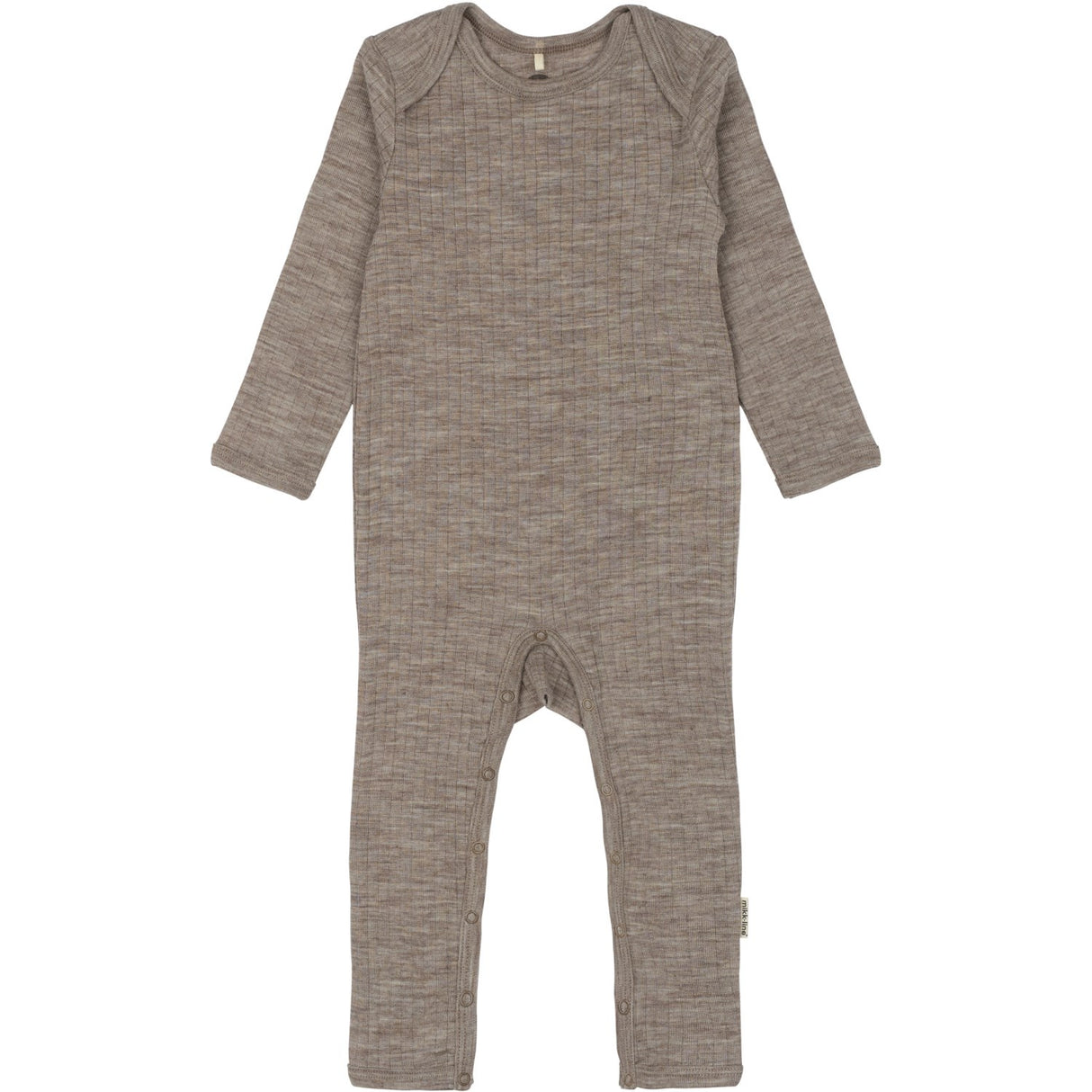 Mikk-Line Melange Denver Merino Ull Ls Dräkt