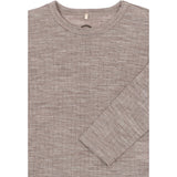 Mikk-Line Melange Denver Merino Ull Ls Topp