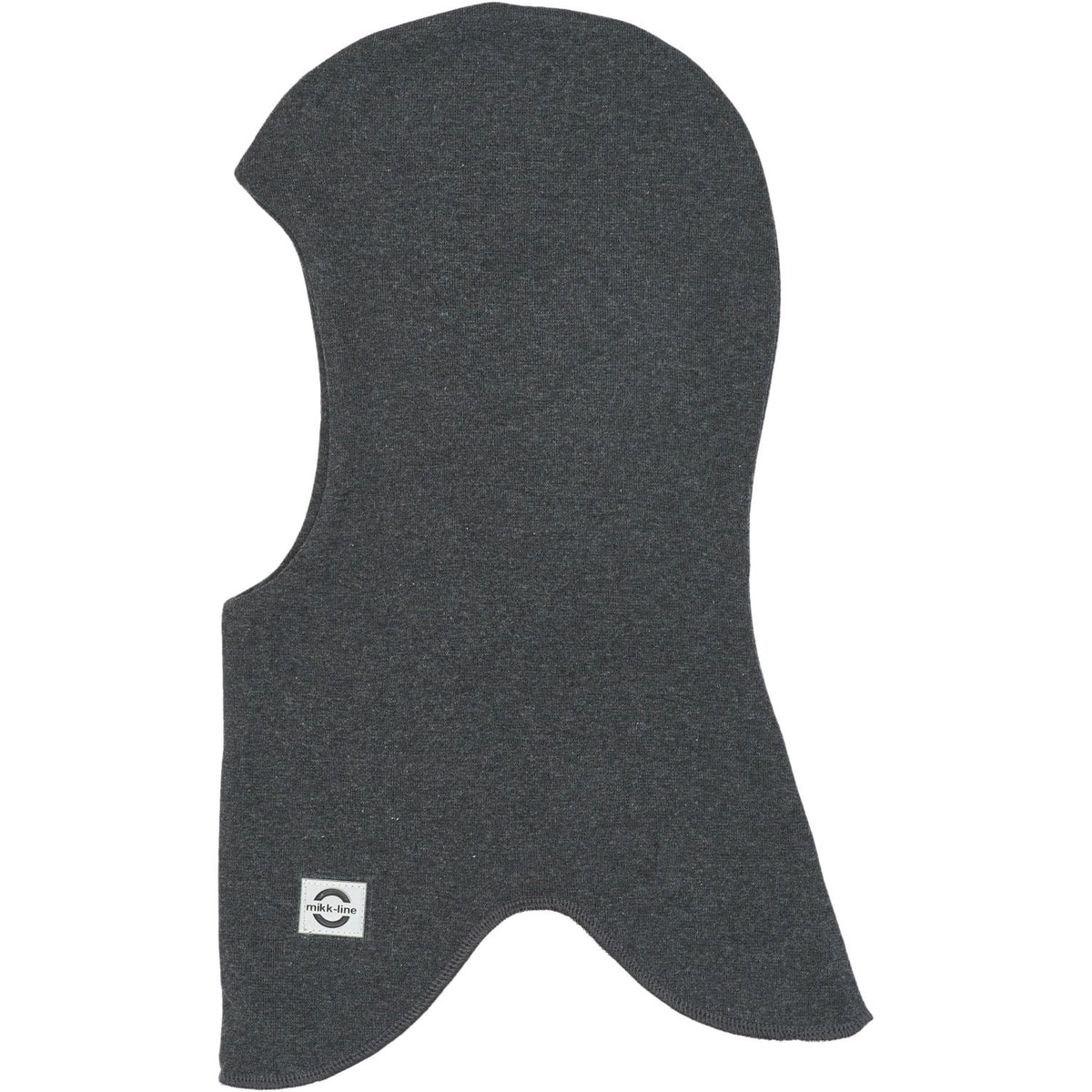Mikk-Line Dark Grey Melange Bomull Fullface - Dubbel