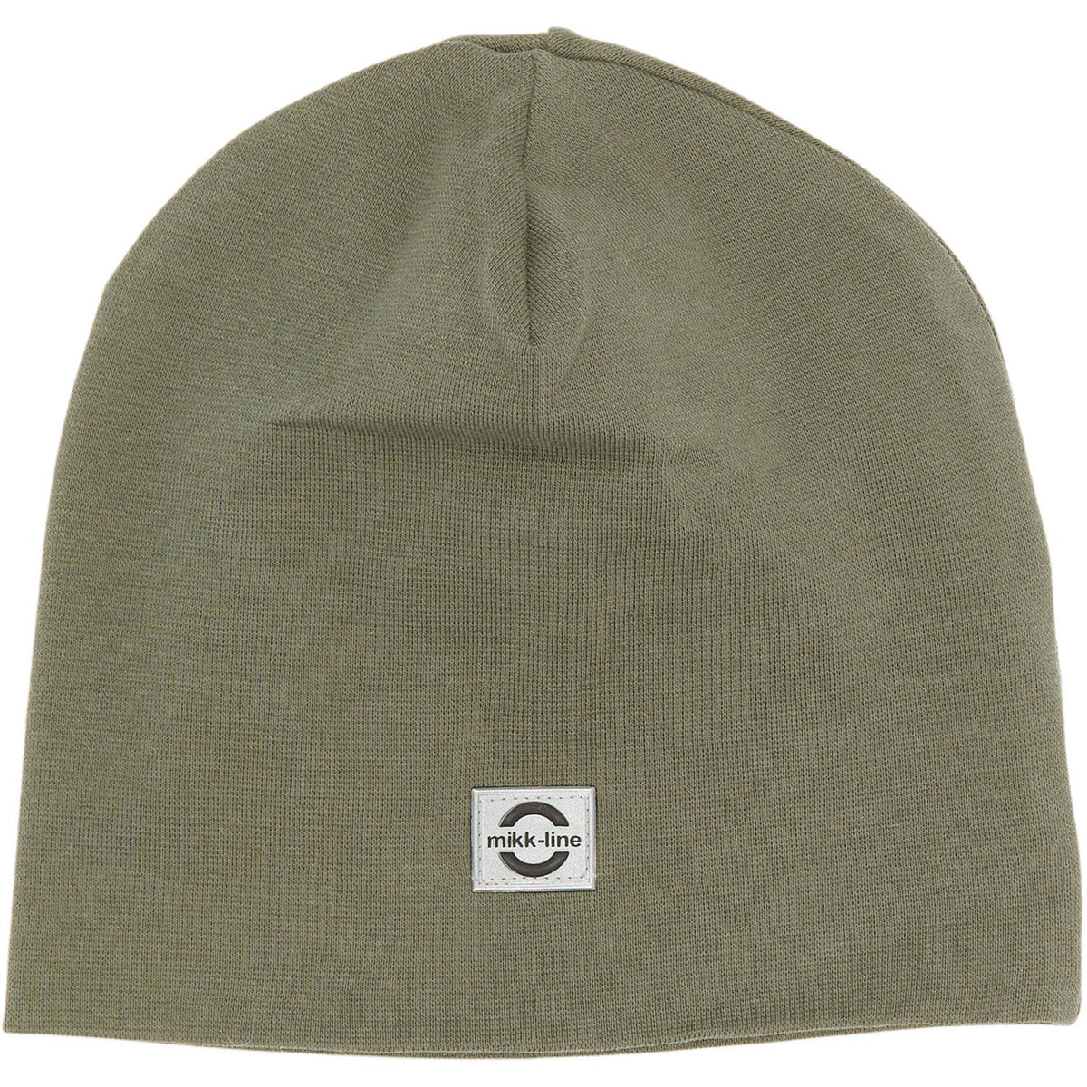 Mikk-Line Dusty Olive Bomull Mössa - Solid