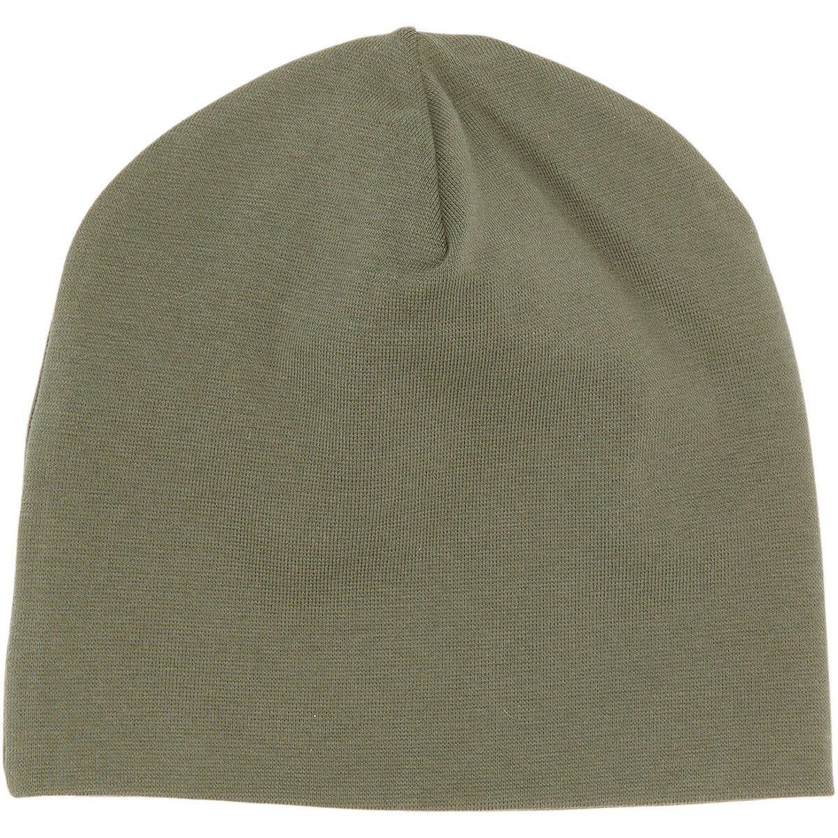Mikk-Line Dusty Olive Bomull Mössa - Solid