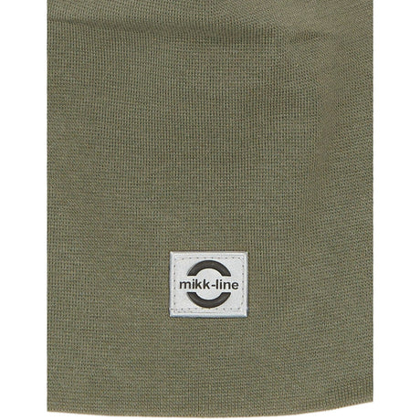 Mikk-Line Dusty Olive Bomull Mössa - Solid
